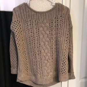 AE cable knit sweater